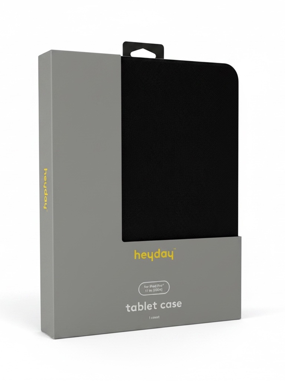 Heyday Black Saffiano Tablet Case for Apple iPad Pro 11”
